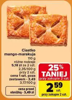 Carrefour Ciastko mango-marakuja oferta