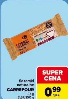 Carrefour Sezamki naturalne CARREFOUR oferta