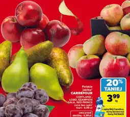 Carrefour Polskie jabłka Cortland, Lobo, Szampion, Gala, Red Prince oferta