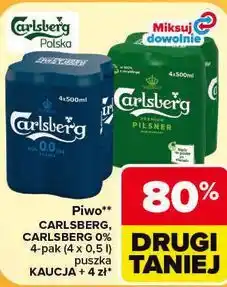 Carrefour Piwo Carlsberg, Carlsberg 0% 4-pak (4 x 0,5 l) oferta
