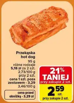 Carrefour Przekąska hot dog oferta