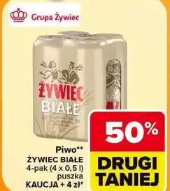 Carrefour Piwo Żywiec Białe 4-pak (4 x 0,5 l) oferta