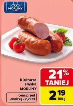 Carrefour Kiełbasa śląska MORLINY oferta