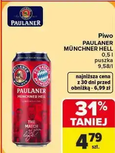 Carrefour Piwo Paulaner Münchner Hell oferta
