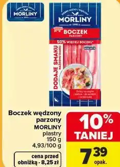 Carrefour Boczek wędzony parzony Morliny oferta