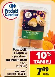 Carrefour Paszteciki z kapustą i grzybami CARREFOUR oferta