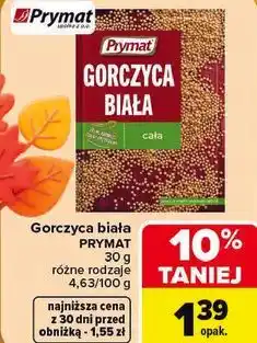 Carrefour Gorczyca biała PRYMAT oferta