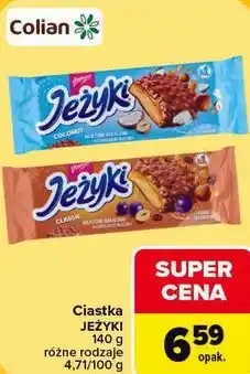 Carrefour Ciastka Jeżyki oferta