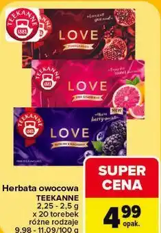 Carrefour Herbata owocowa TEEKANNE oferta