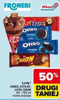 Carrefour Lody Oreo, KitKat, Lion, Daim oferta