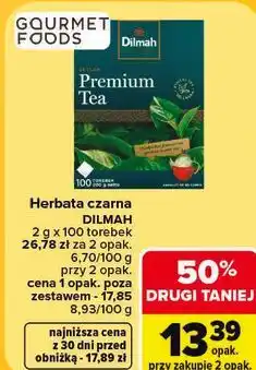 Carrefour Herbata czarna DILMAH oferta