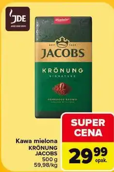 Carrefour Kawa mielona KRÖNUNG JACOBS oferta