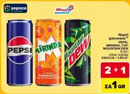 Carrefour Napój gazowany PEPSI, MIRINDA, 7UP, MOUNTAIN DEW oferta