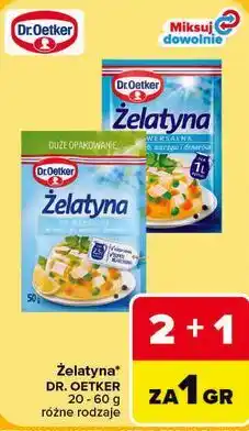 Carrefour Żelatyna Dr. Oetker oferta