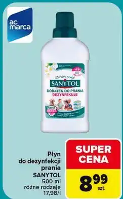 Carrefour Płyn do dezynfekcji prania Sanytol oferta