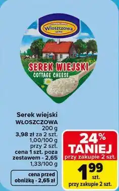 Carrefour Serek wiejski Włoszczowa oferta