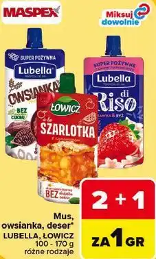 Carrefour Mus, owsianka, deser Lubella, Łowicz oferta