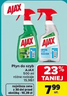 Carrefour Ajax Płyn do szyb oferta