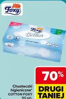 Carrefour Chusteczki higieniczne Cotton Foxy 90 szt oferta