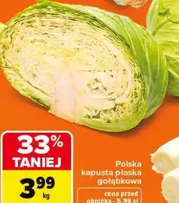 Carrefour Polska kapusta płaska gołąbkowa oferta