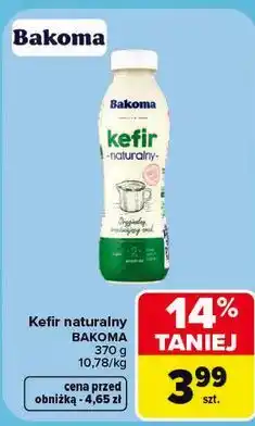 Carrefour Kefir naturalny Bakoma oferta