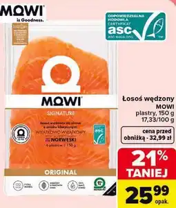 Carrefour Łosoś wędzony Mowi oferta