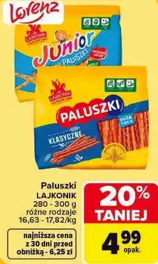 Carrefour Paluszki Lajkonik oferta