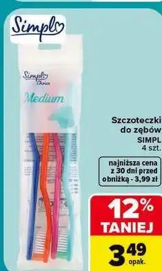 Carrefour Szczoteczki do zębów SIMPL oferta