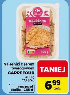 Carrefour Naleśniki z serem twarogowym CARREFOUR oferta