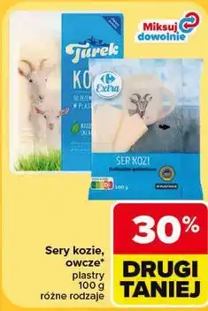 Carrefour Sery kozie, owcze w plastrach Turek oferta