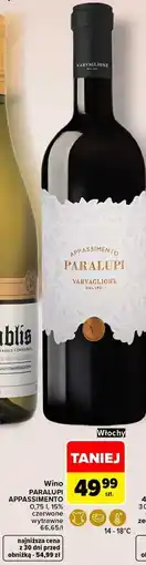 Carrefour Market Wino Paralupi Appassimento oferta