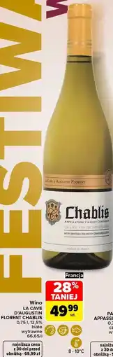 Carrefour Market Wino La Cave d'Augustin Florent Chablis oferta