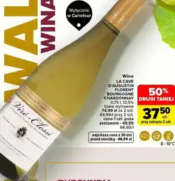 Carrefour Market Wino LA CAVE D'AUGUSTIN FLORENT BOURGOGNE CHARDONNAY oferta
