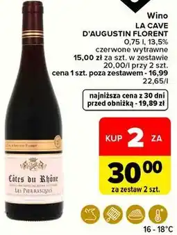 Carrefour Market Wino LA CAVE D'AUGUSTIN FLORENT Cotes du Rhone oferta
