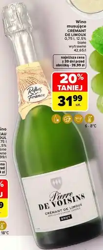 Carrefour Market Wino musujące Pierre de VOISINS CRÉMANT DE LIMOUX oferta