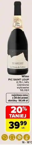 Carrefour Market Wino Reflets de France PIC SAINT LOUP oferta