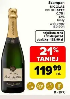 Carrefour Market Szampan NICOLAS FEUILLATTE oferta