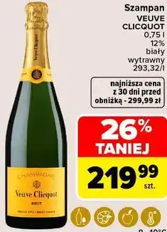 Carrefour Market Szampan VEUVE CLICQUOT oferta
