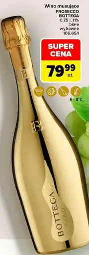 Carrefour Market Wino musujące PROSECCO BOTTEGA GOLD oferta