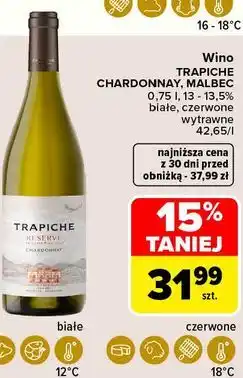 Carrefour Market Wino Trapiche oferta