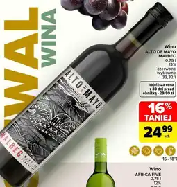 Carrefour Market Wino Alto De Mayo Malbec oferta