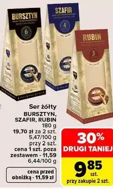 Carrefour Market Ser żółty Bursztyn, Szafir, Rubin oferta