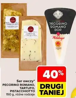 Carrefour Market Ser owczy PECORINO ROMANO, TARTUFO, PISTACCHIOTTO oferta