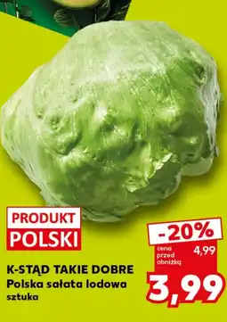Kaufland Sałata lodowa Polski oferta