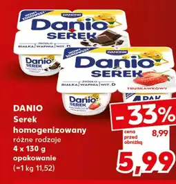 Kaufland Serek homogenizowany Danio oferta