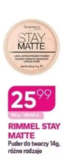 Koliber drogerie Rimmel stay matte oferta