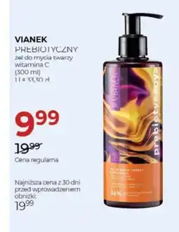 Jawa Drogerie Vianek prebiotyczny żel do mycia twarzy witamina c oferta