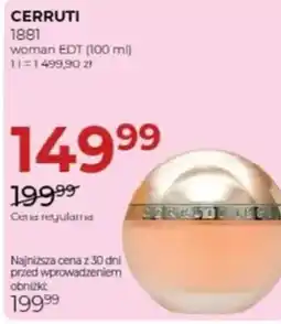 Jawa Drogerie Cerruti 1881 woman edt oferta