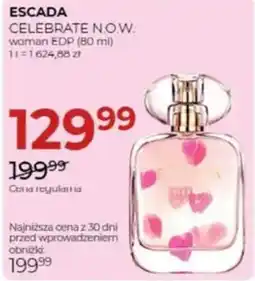 Jawa Drogerie Escada celebrate now. woman edp oferta