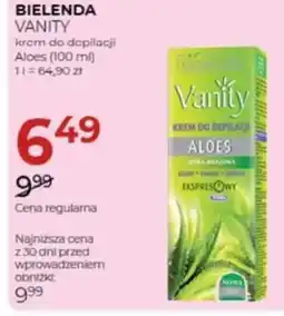 Jawa Drogerie Bielenda vanity krem do depilacji aloes oferta